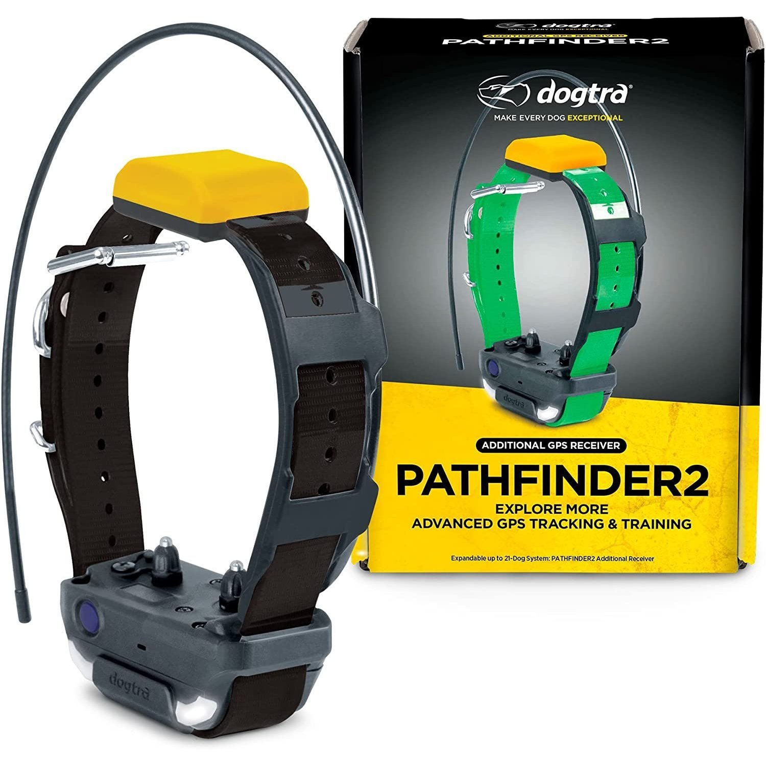 Dogtra Pathfinder 2 GPS Dog Tracker & Training Collar - Black Dogtra Pathfinder 2 GPS Dog Tracker & Training Collar - Black