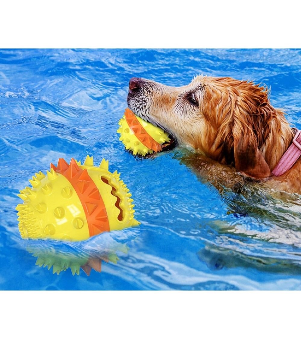 Pet Chew Toy Interactive Treat Toy Squeaky Bounce Toy with Rope for Aggressive Dog Chewers Pet Chew Toy Interactive Treat Toy Squeaky Bounce Toy with Rope for Aggressive Dog Chewers